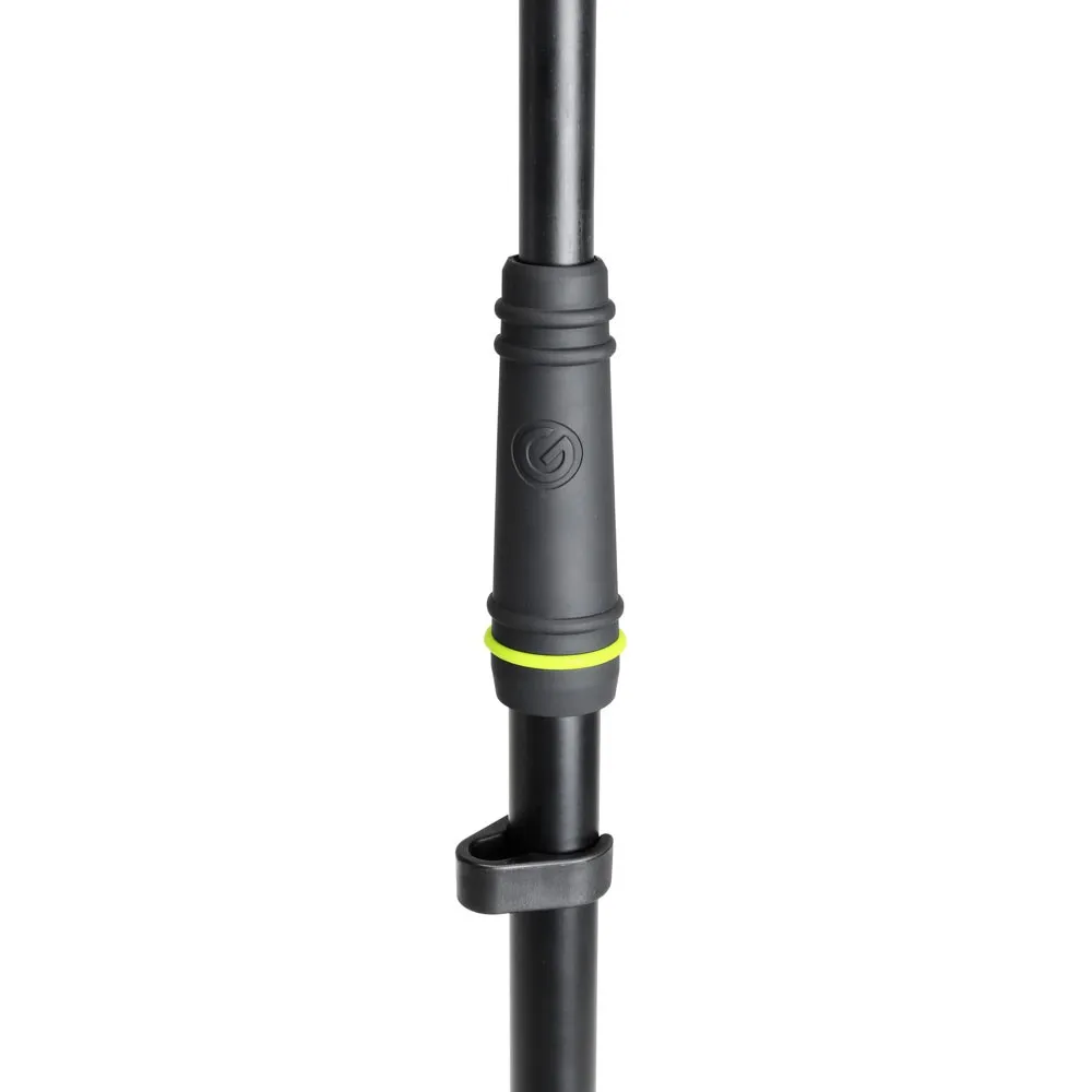 Gravity MS 2321 B - Mikrofonständer mit Tellerfuß und 2-Punkt Galgen