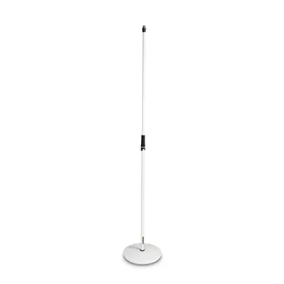 Gravity MS 23 W - Mikrofonständer Gerade mit Tellerfuß, Weiß