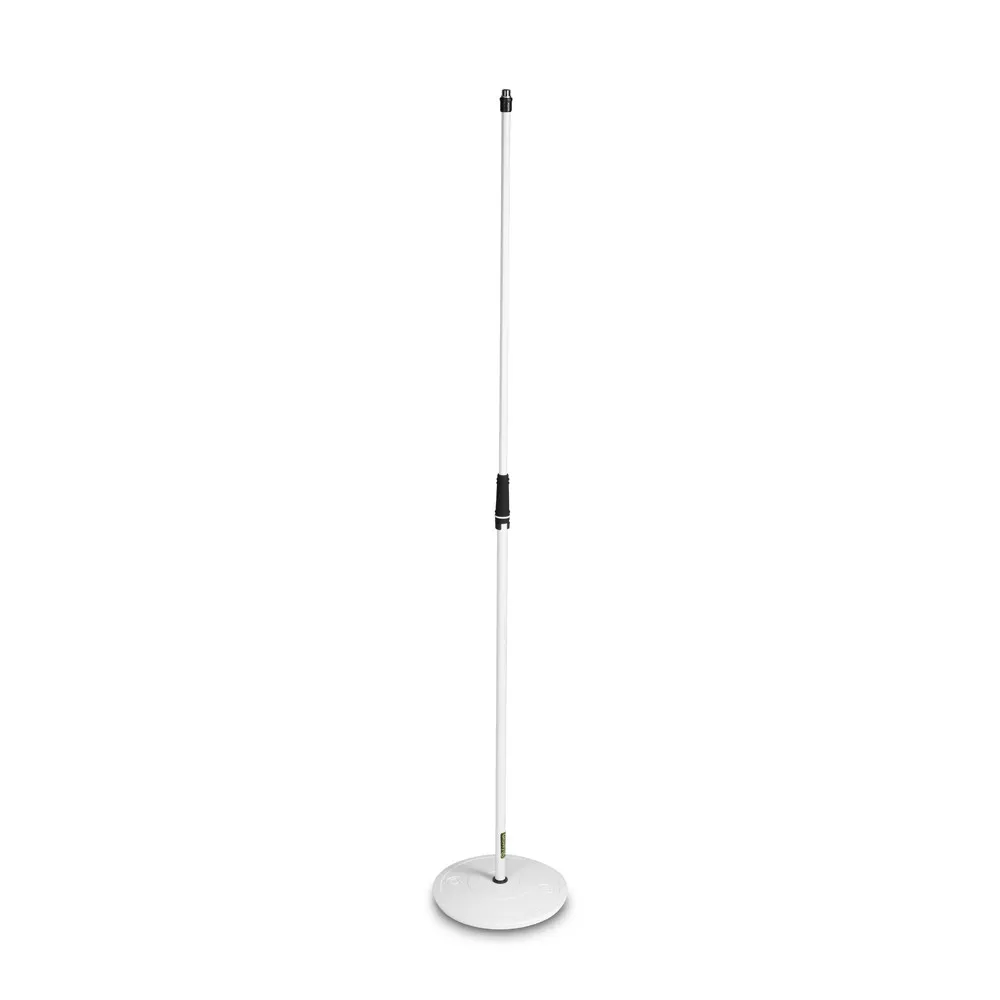Gravity MS 23 W - Mikrofonständer Gerade mit Tellerfuß, Weiß