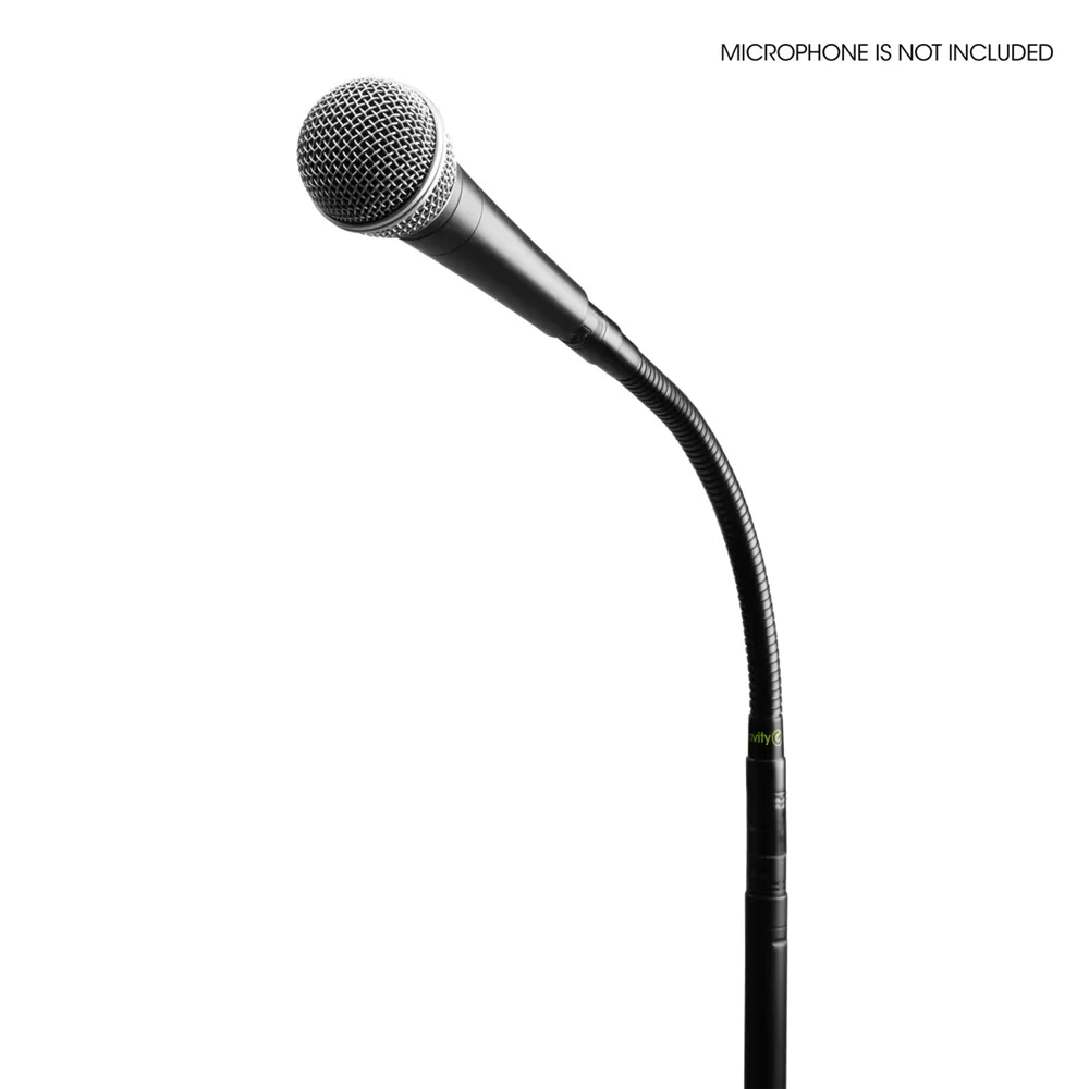 Gravity MS 23 XLR B - Mikrofonständer mit XLR-Anschluss und Schwanenhals