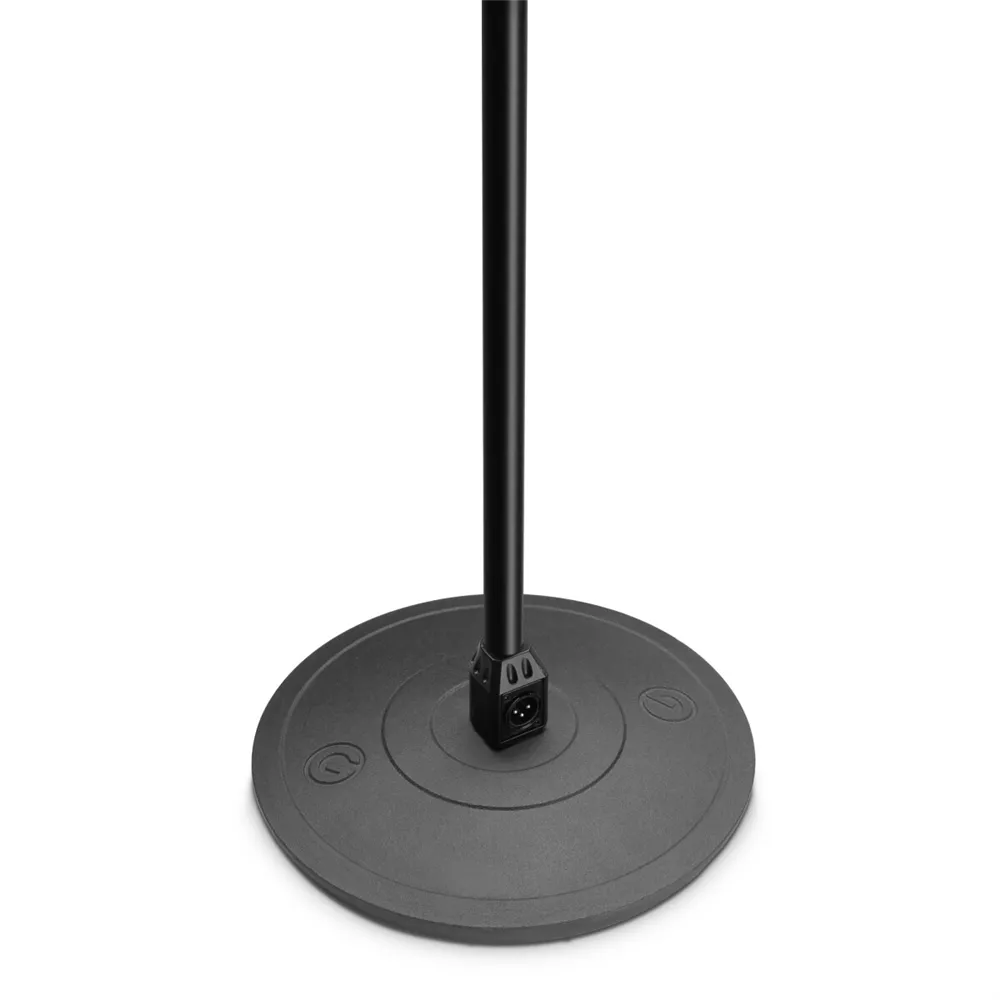 Gravity MS 23 XLR B - Mikrofonständer mit XLR-Anschluss und Schwanenhals
