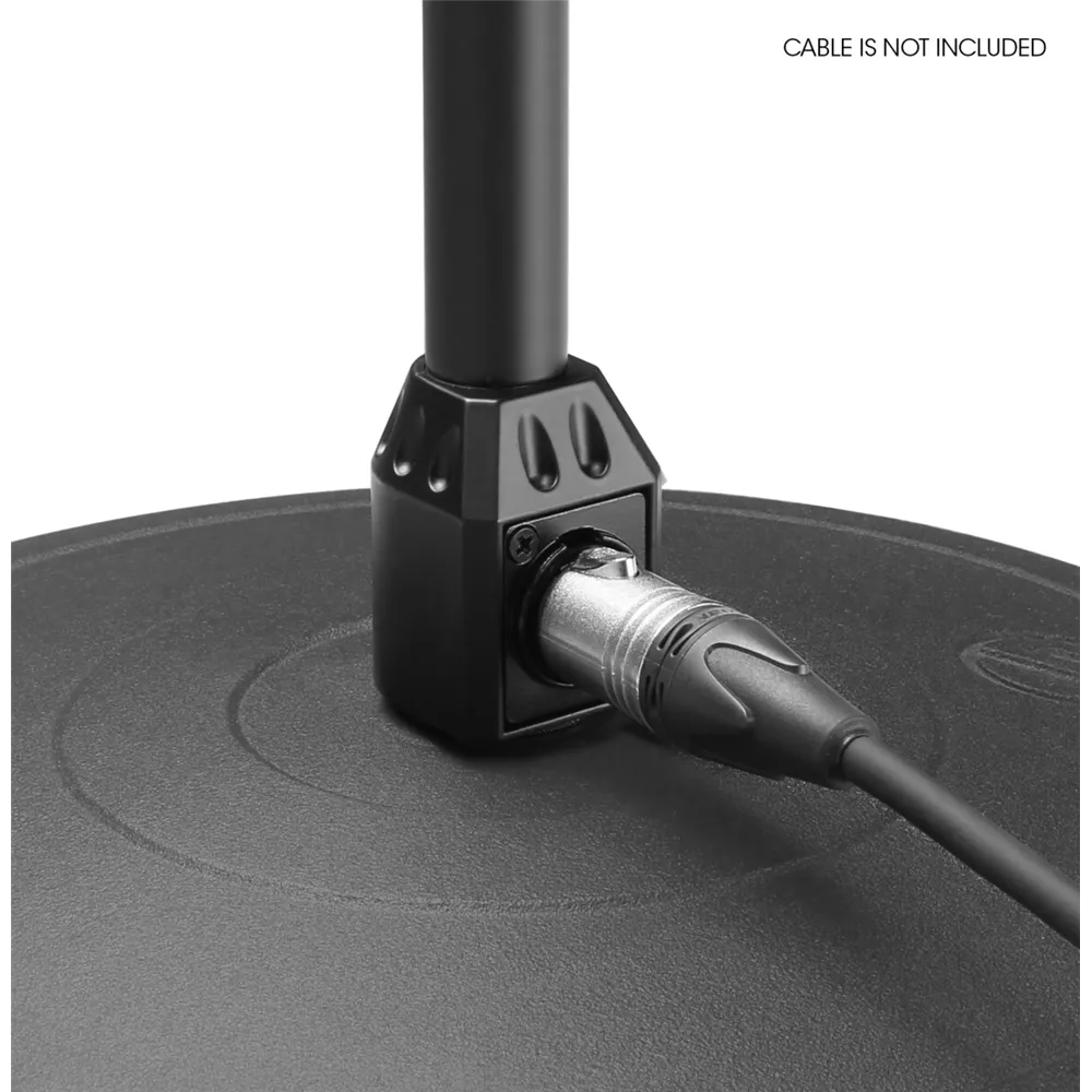 Gravity MS 23 XLR B - Mikrofonständer mit XLR-Anschluss und Schwanenhals