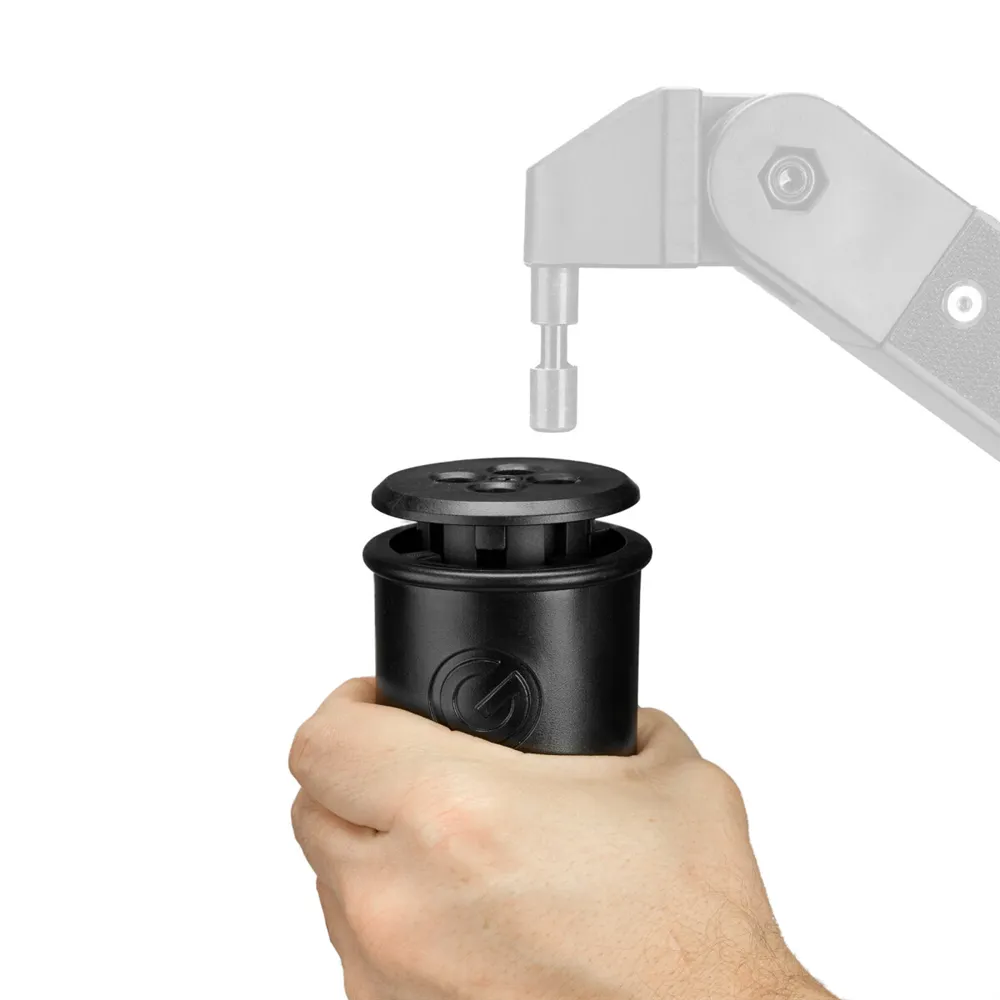 Gravity PAD A - 4-Wege-Pipe-and-Drape-Adapter für 35 mm-Stative