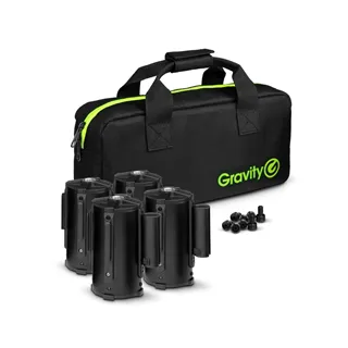 Gravity SA BELT 1 B SET 1 - 4 Absperrgurt-Kassetten für Ständermontage inkl. Tasche