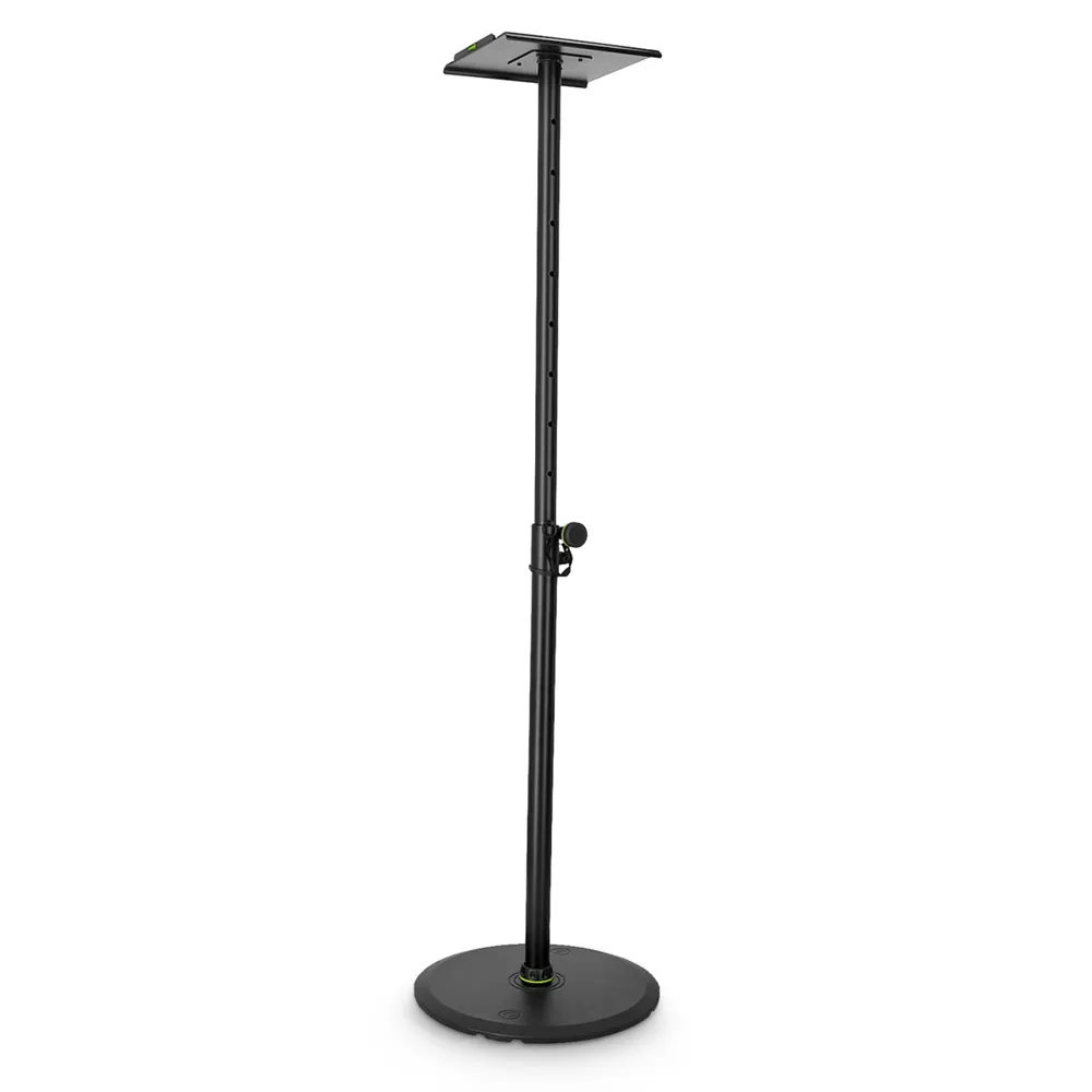 Gravity SP 3202 LR B - Studiomonitor-Ständer mit großem runden Sockel