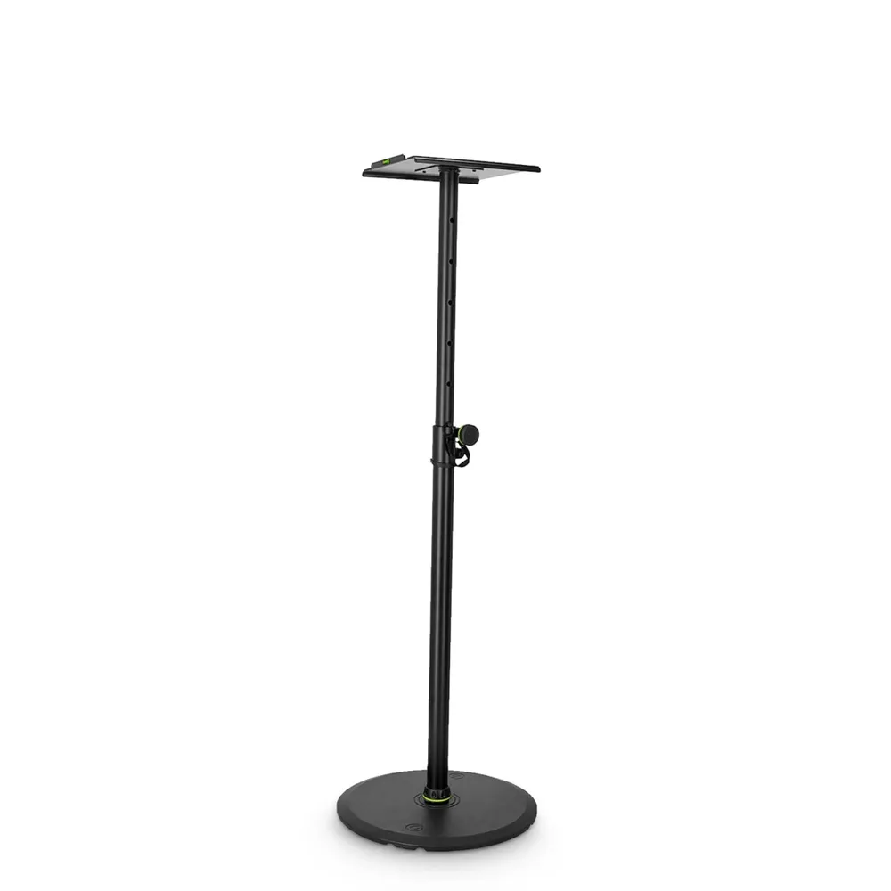 Gravity SP 3202 LR B - Studiomonitor-Ständer mit großem runden Sockel