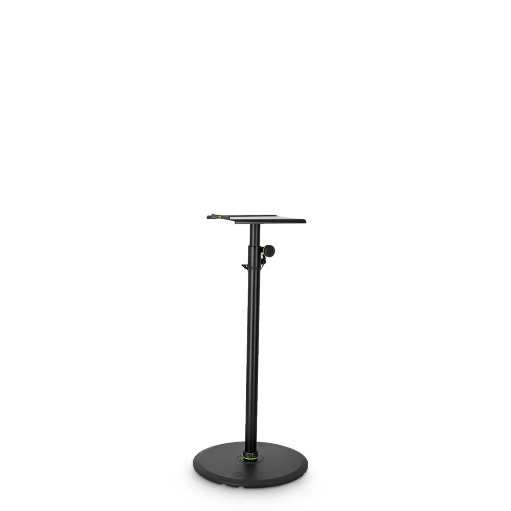 Gravity SP 3202 LR B - Studiomonitor-Ständer mit großem runden Sockel