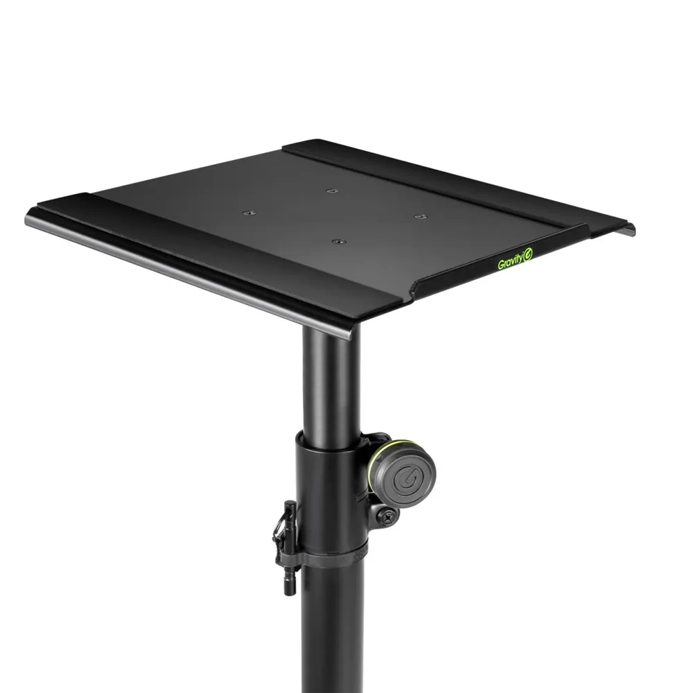 Gravity SP 3202 LR B - Studiomonitor-Ständer mit großem runden Sockel