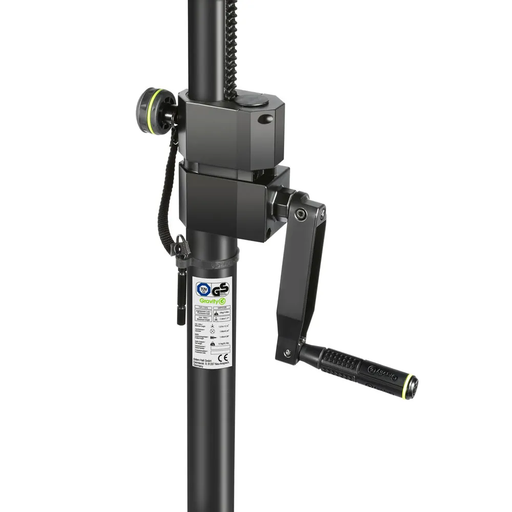 Gravity SP 4722 B - Lautsprecher-Kurbelstativ