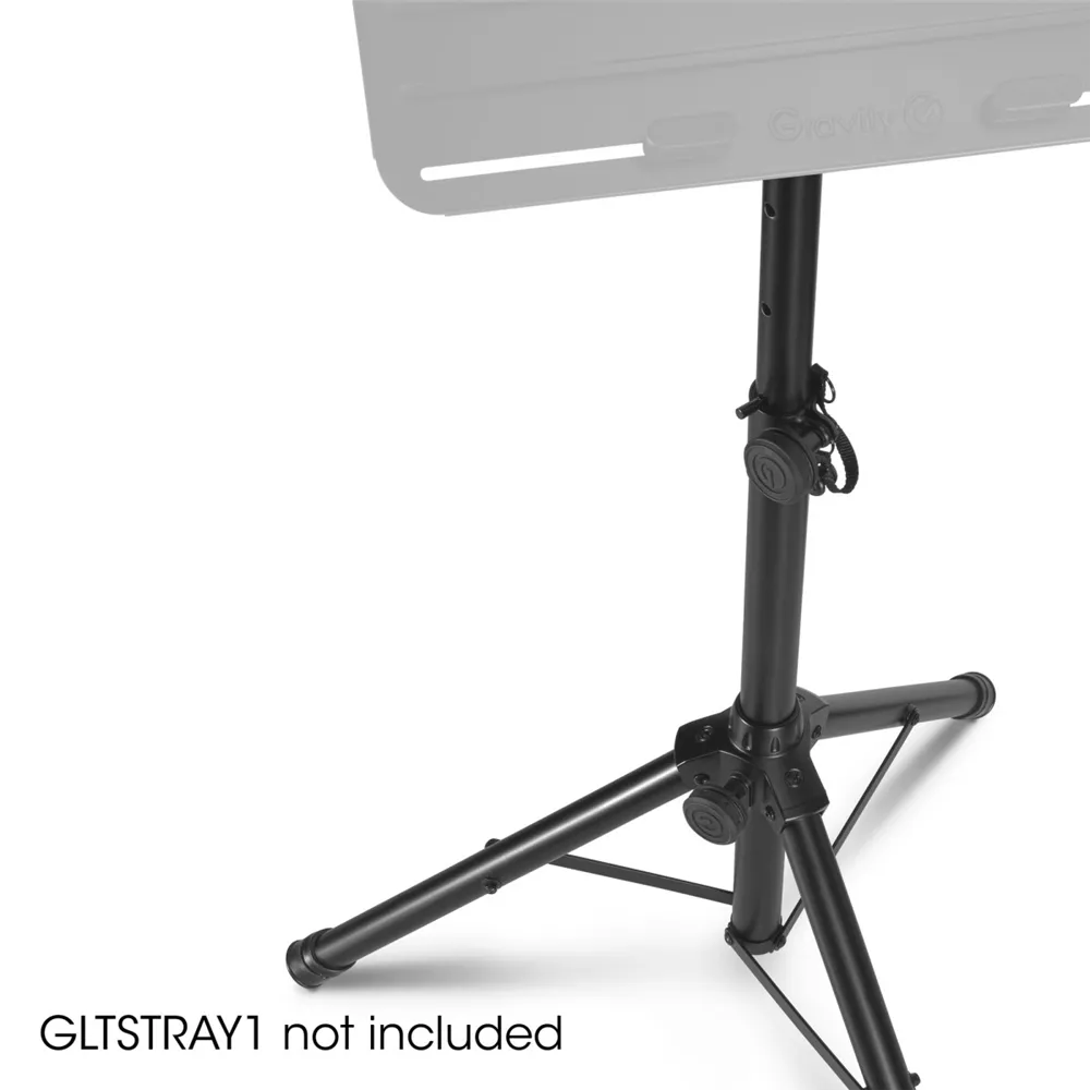 Gravity SP 5111 B - Kurzes Lautsprecherstativ 35 mm, Aluminium, Schwarz