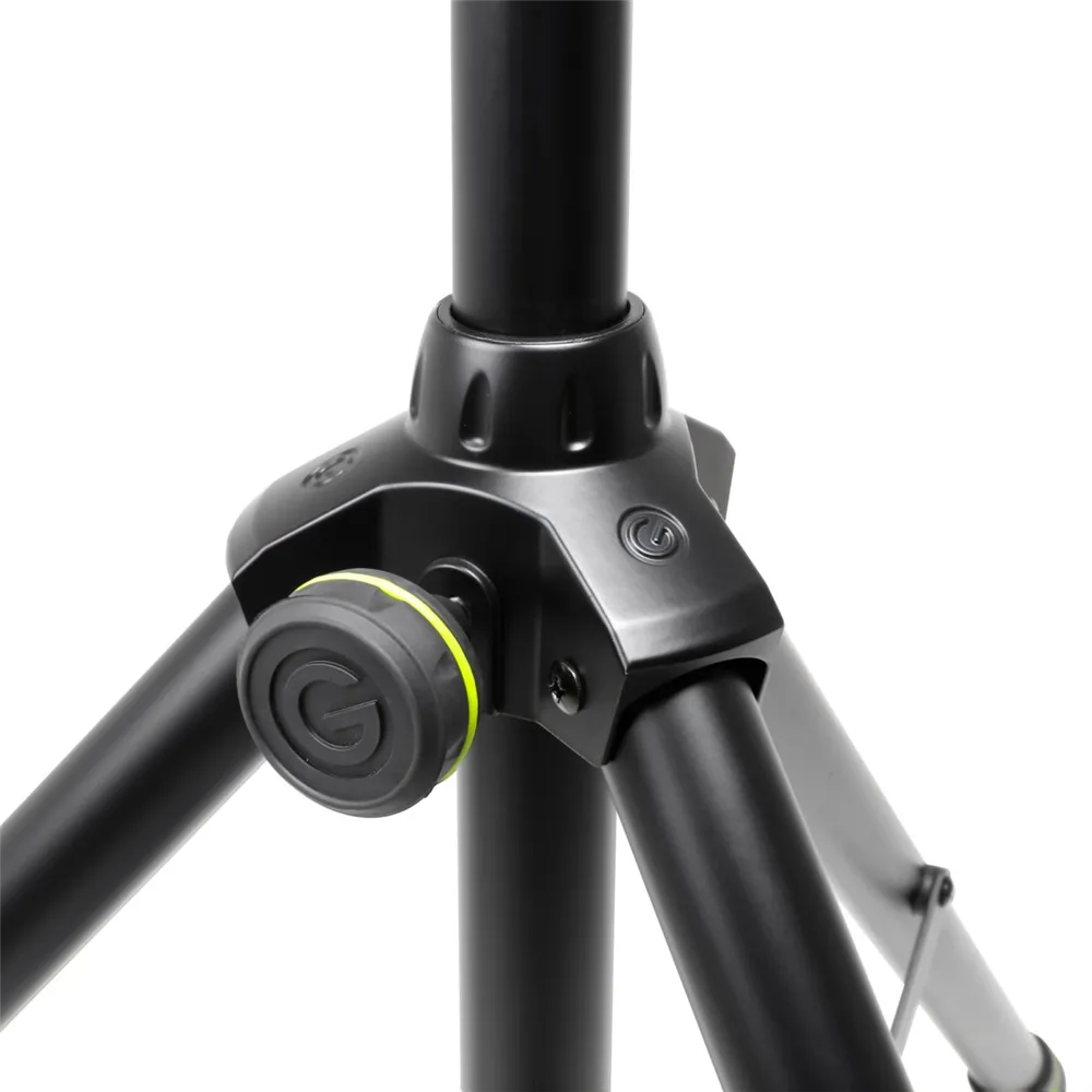 Gravity SP 5211 GS B - Lautsprecherständer mit Gasdruckfeder 35 mm, Aluminium Schwarz