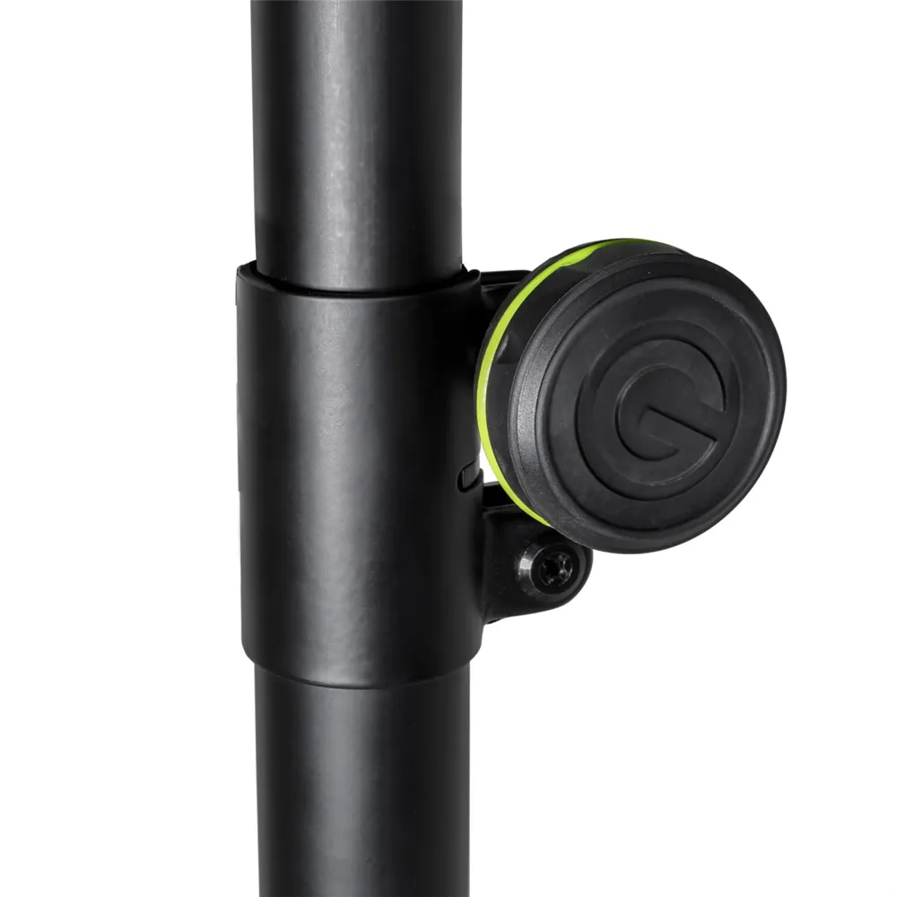 Gravity SP 5211 GS B - Lautsprecherständer mit Gasdruckfeder 35 mm, Aluminium Schwarz