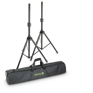 Gravity SS 5211 B SET 1 - Set aus 2 Aluminium Boxenständern mit Tranporttasche