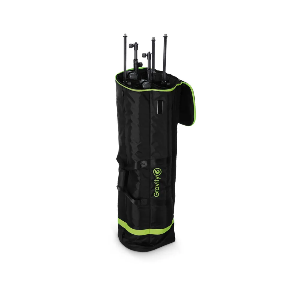Gravity TBG MS 6 B - Touring Transporttasche für bis zu 6 Mikrofonstative, rollbar