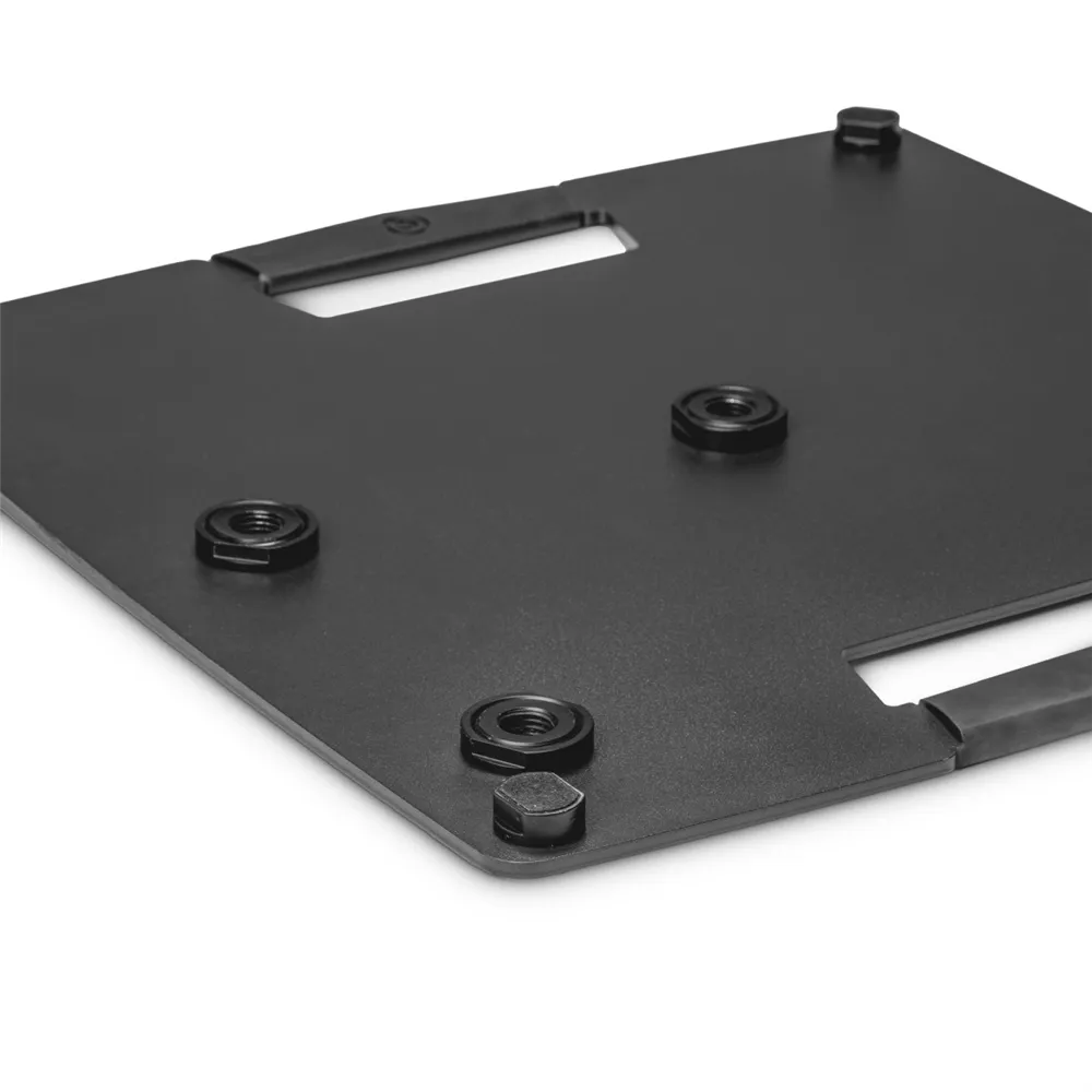 Gravity TWB 431 B - Quadratischer Touring Stahl-Standfuß mit Exzentrischer Montagemöglichkeit