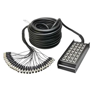 Adam Hall Cables 3 STAR MULTICORE 28 KANAL 30 M - Multicore Stagebox 24 x send & 4 x return | 30m