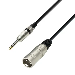 Adam Hall Cables 3 STAR BMV 0600 - Symmetrisches Kabel | Adam Hall® XLR Male x Klinke TRS | 6 m