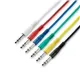 Adam Hall Cables 3 STAR BVV 0090 SET - Patchkabel | Set aus 6 Adam Hall® Klinke TRS | 0,9 m