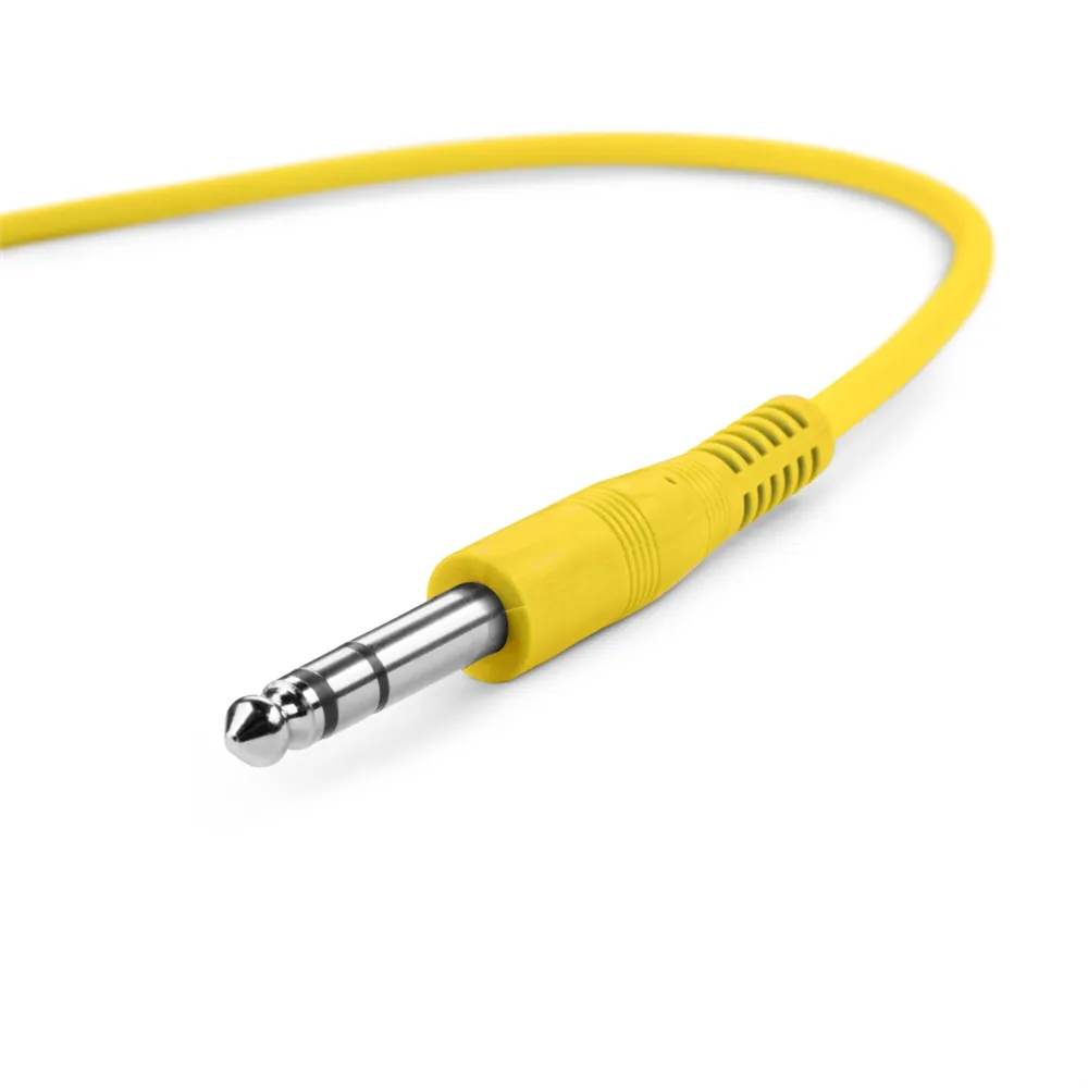 Adam Hall Cables 3 STAR BVV 0090 SET - Patchkabel | Set aus 6 Adam Hall® Klinke TRS | 0,9 m