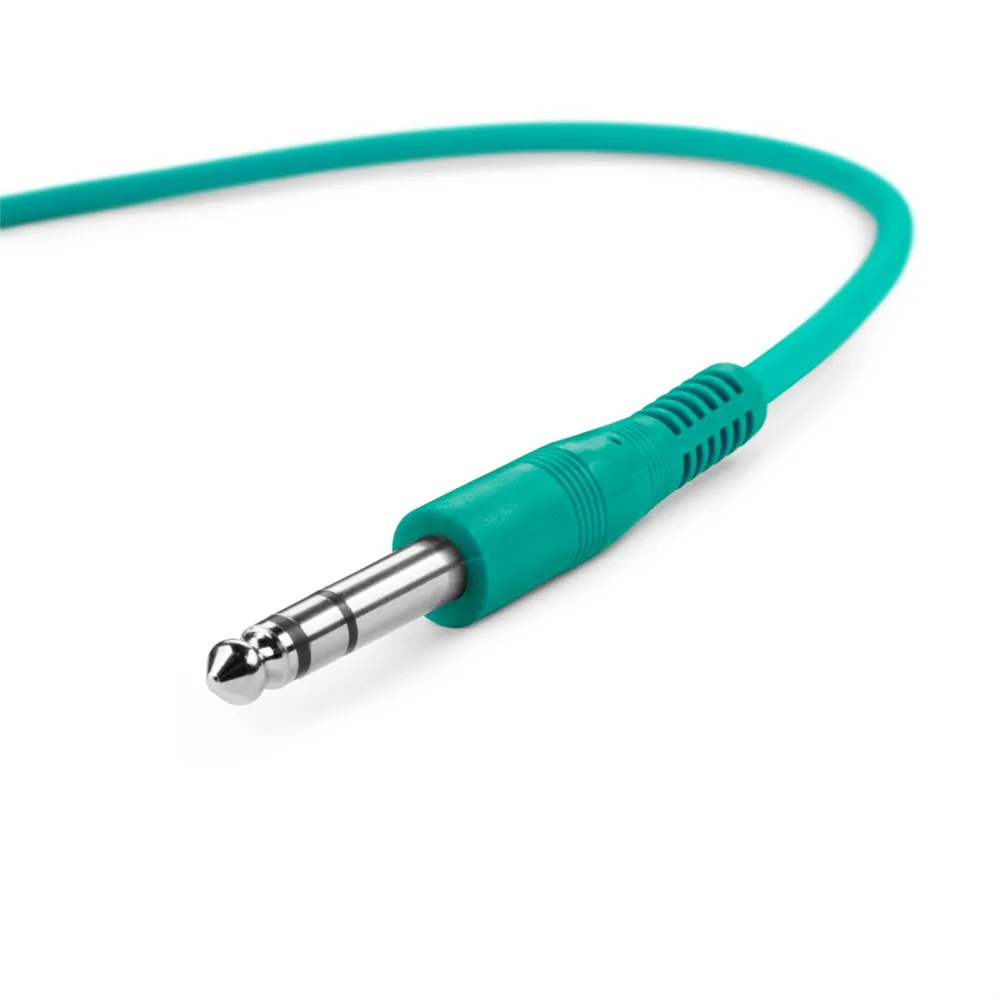 Adam Hall Cables 3 STAR BVV 0120 SET - Patchkabel | Set aus 6 Adam Hall® Klinke TRS | 1,2 m