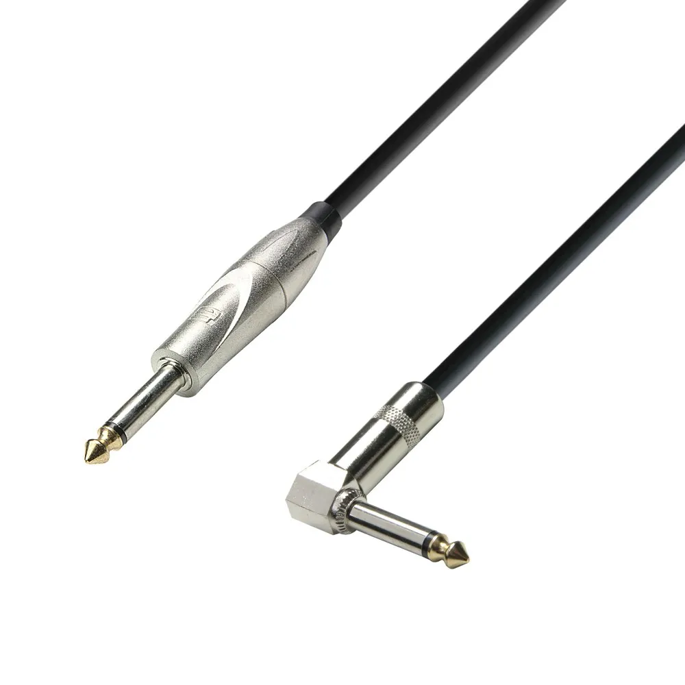 Adam Hall Cables 3 STAR IPR 0900 - Instrumentenkabel | Adam Hall® Winkelklinke TS x Klinke TS | 9 m