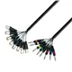Adam Hall Cables 3 STAR LOOM 8 MV 0500 - Studio Loom Kabel | Adam Hall® 8 XLR Male x 8 Klinke TRS | 5 m