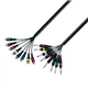 Adam Hall Cables 3 STAR LOOM 8 PC 0300 - Studio Loom Kabel | Adam Hall® 8 Klinke TS x 8 Cinch | 3 m