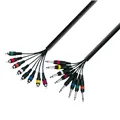 Adam Hall Cables 3 STAR LOOM 8 PC 0300 - Studio Loom Kabel | Adam Hall® 8 Klinke TS x 8 Cinch | 3 m
