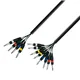 Adam Hall Cables 3 STAR LOOM 8 VP 0500 - Studio Loom Kabel | Adam Hall® 4 Klinke TRS x 8 Klinke TS | 5 m