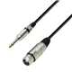 Adam Hall Cables 3 STAR MFP 1000 - Mikrofonkabel | Adam Hall® XLR Female x Klinke TS | 10 m