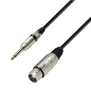 Adam Hall Cables 3 STAR MFP 1000 - Mikrofonkabel | Adam Hall® XLR Female x Klinke TS | 10 m