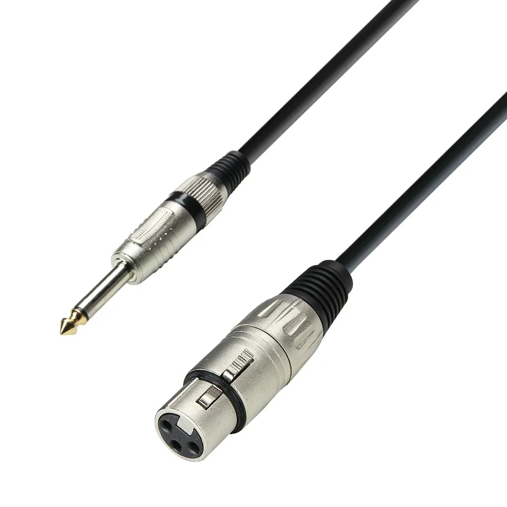 Adam Hall Cables 3 STAR MFP 1000 - Mikrofonkabel | Adam Hall® XLR Female x Klinke TS | 10 m
