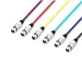 Adam Hall Cables 3 STAR MMF 0100 SET - Mikrofonkabel | Set aus 6 Adam Hall® XLR | 1 m