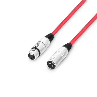 Adam Hall Cables 3 STAR MMF 0100 SET - Mikrofonkabel | Set aus 6 Adam Hall® XLR | 1 m