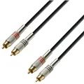 Adam Hall Cables 3 STAR TCC 0600 - Twin Kabel | Adam Hall® 2 Cinch x 2 Cinch | 6 m