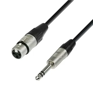 Adam Hall Cables 4 STAR BFV 0500 - Symmetrisches Kabel | Rean® XLR Female x Klinke TRS | 5 m