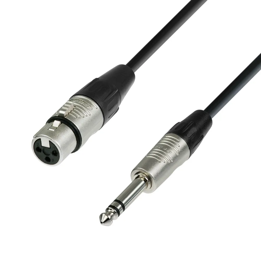Adam Hall Cables 4 STAR BFV 0500 - Symmetrisches Kabel | Rean® XLR Female x Klinke TRS | 5 m
