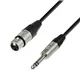 Adam Hall Cables 4 STAR BFV 1000 - Symmetrisches Kabel | Rean® XLR Female x Klinke TRS | 10 m