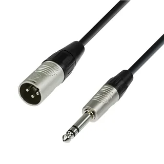 Adam Hall Cables 4 STAR BMV 0300 - Symmetrisches Kabel | Rean® XLR Male x Klinke TRS | 3 m