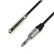 Adam Hall Cables 4 STAR BOV 0090 - Symmetrisches Kabel | Rean® Klinke Female TRS x Klinke TRS | 0,9 m