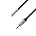 Adam Hall Cables 4 STAR BYW 0600 - Symmetrisches Kabel | Rean® Miniklinke Female x Miniklinke | 6 m