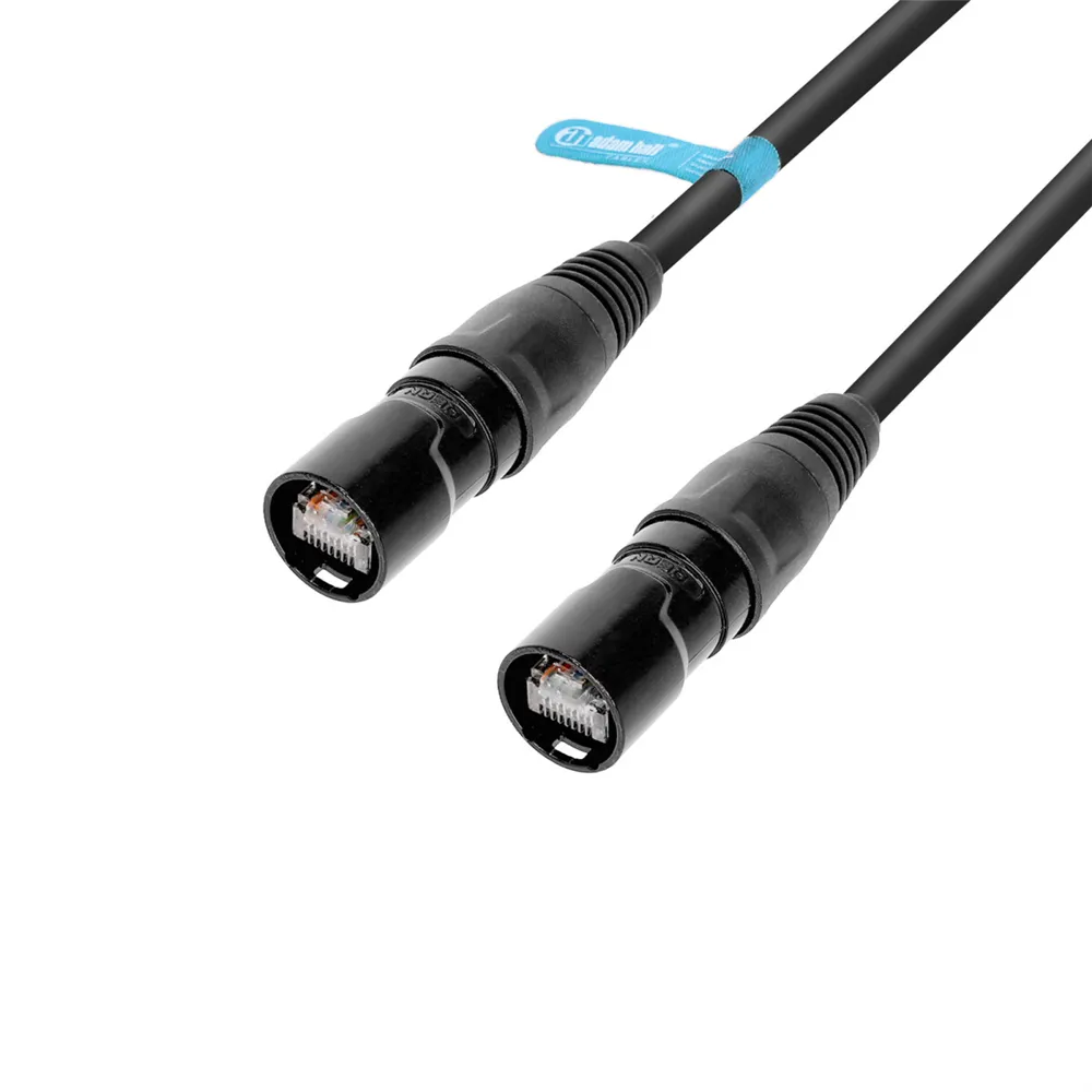 Adam Hall Cables 4 STAR ECON CAT6A IP65 30m - Netzwerkkabel | Cat.6a (S/FTP) Rean® Z-Series IP65 RJ-45 | 30 m