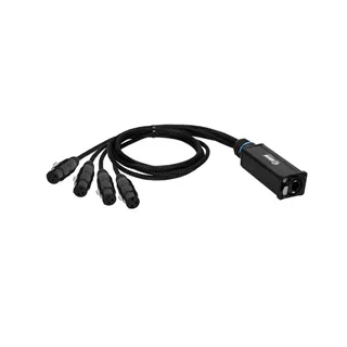 Adam Hall Cables 4 STAR CATBOX XF3 - Audio & DMX Multicore | Adam Hall® 4 XLR 3-Pol Female x Cat.6a