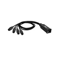 Adam Hall Cables 4 STAR CATBOX XF3 - Audio & DMX Multicore | Adam Hall® 4 XLR 3-Pol Female x Cat.6a