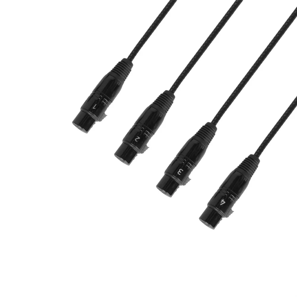 Adam Hall Cables 4 STAR CATBOX XF3 - Audio & DMX Multicore | Adam Hall® 4 XLR 3-Pol Female x Cat.6a