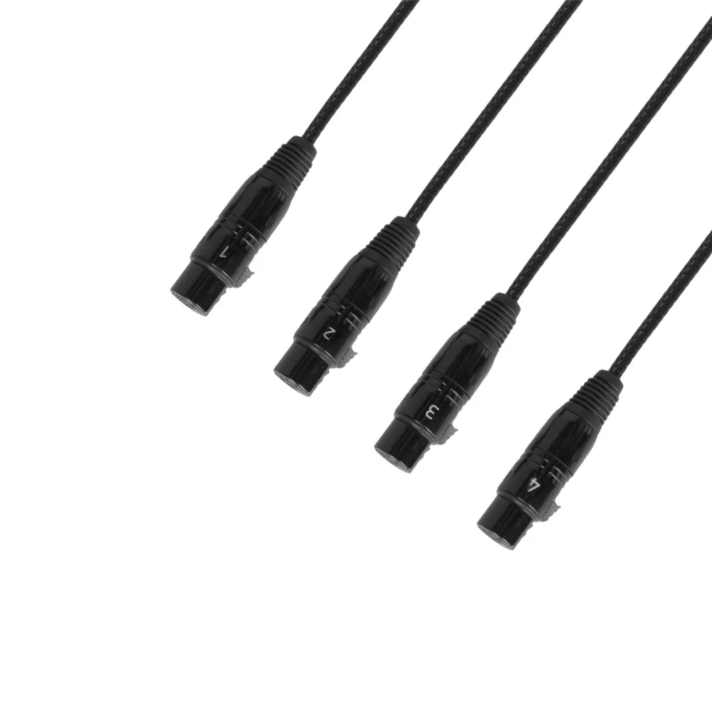 Adam Hall Cables 4 STAR CATBOX XF5 - Audio & DMX Multicore | Adam Hall® 4 XLR 5-Pol Female x Cat.6a