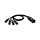 Adam Hall Cables 4 STAR CATBOX XM3 - Audio & DMX Multicore | Adam Hall® 4 XLR 3-Pol Male x Cat.6a