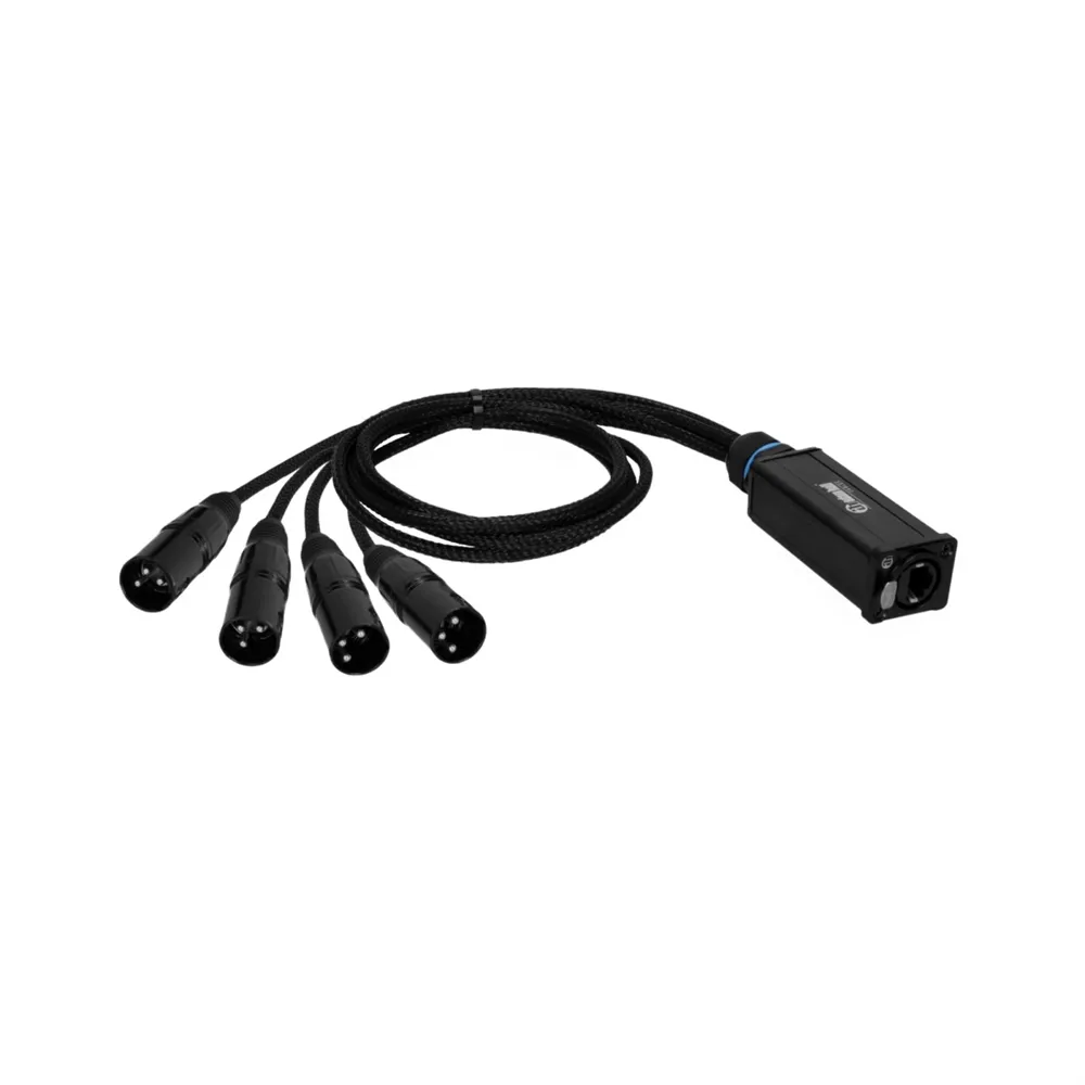 Adam Hall Cables 4 STAR CATBOX XM3 - Audio & DMX Multicore | Adam Hall® 4 XLR 3-Pol Male x Cat.6a