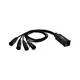 Adam Hall Cables 4 STAR CATBOX XM5 - Audio & DMX Multicore | Adam Hall® 4 XLR 5-Pol Male x Cat.6a
