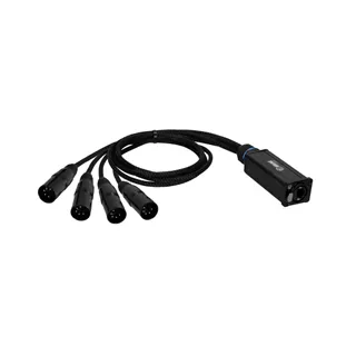 Adam Hall Cables 4 STAR CATBOX XM5 - Audio & DMX Multicore | Adam Hall® 4 XLR 5-Pol Male x Cat.6a